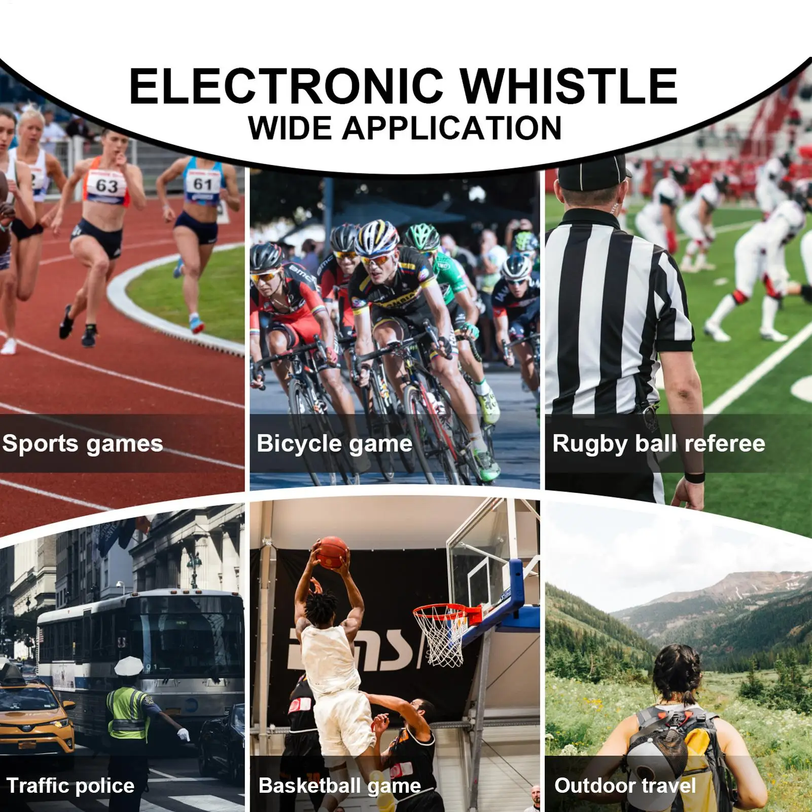 

Электронный свисток для учителей, 3-режимный свисток для учителя со шнурком, мини-громкий звуковой сигнал с регулируемой громкостью для спортивного тренинга