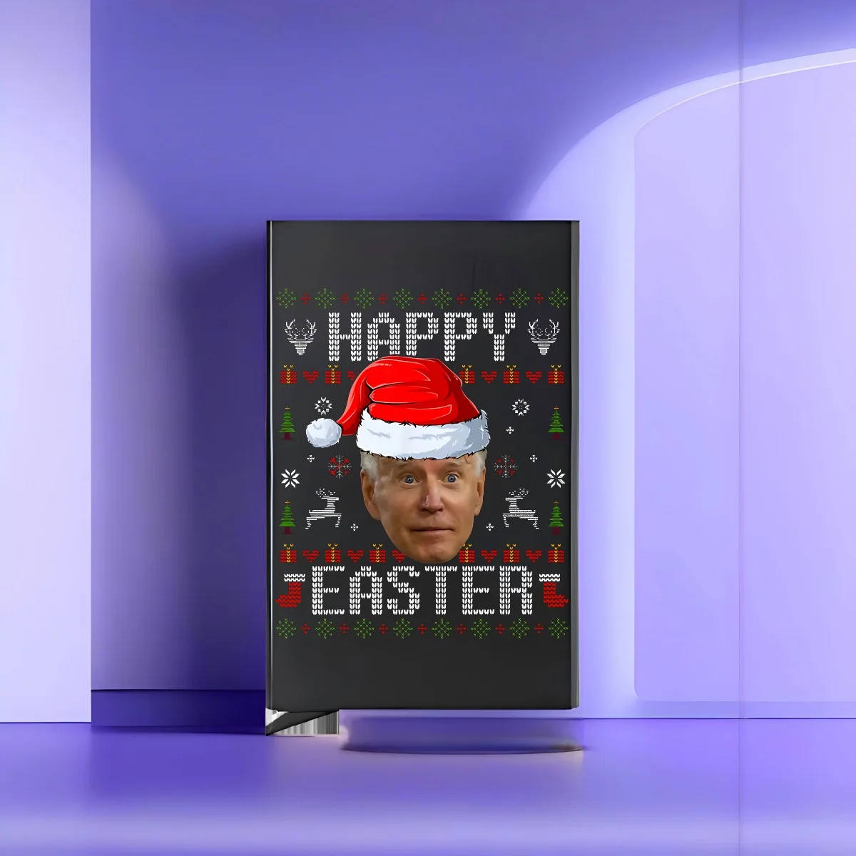 

Funny Joe Biden Happy Easter Ugly ristmas 2026 New Style Fashion Printed Card Case Various Color Options Easy to Use Compact for