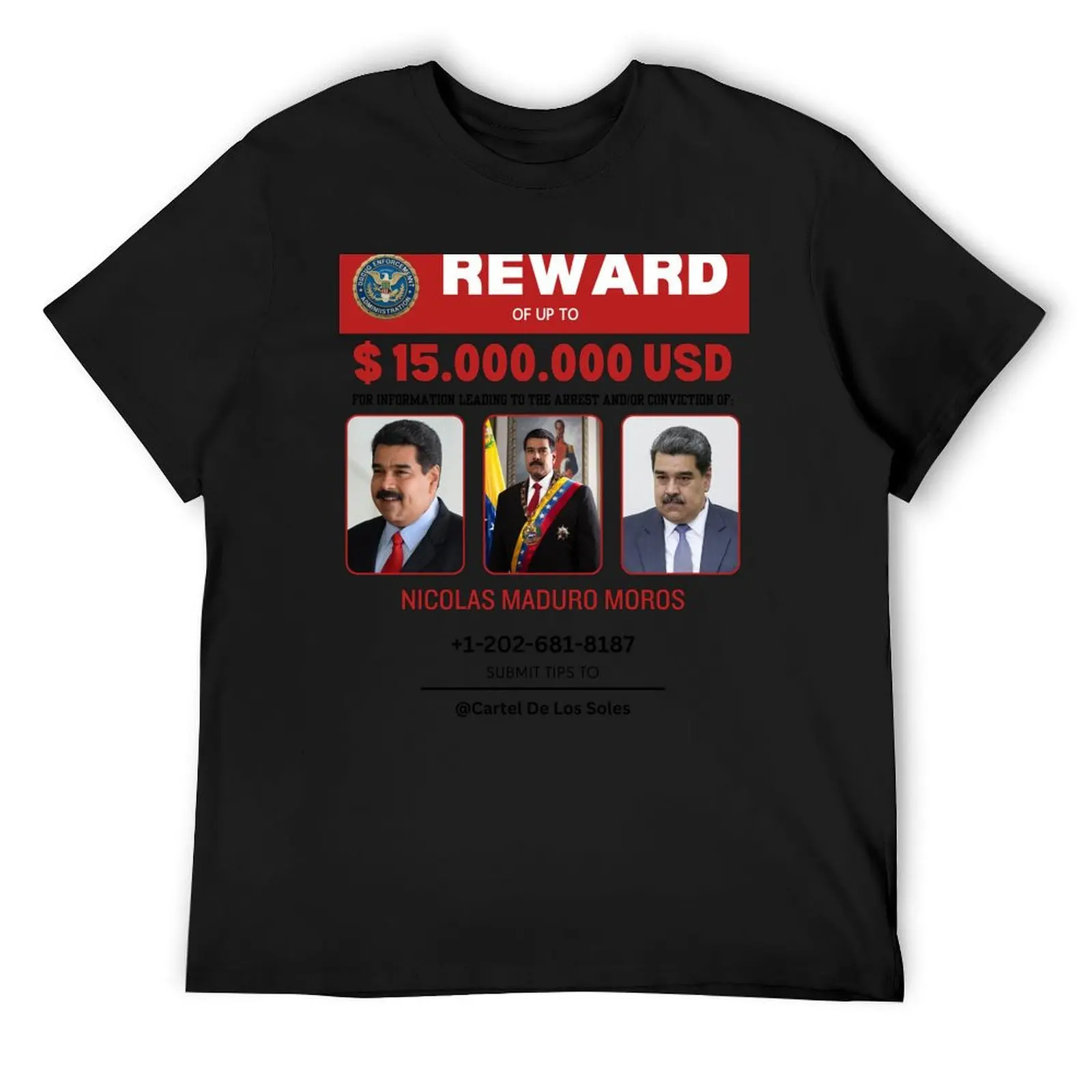 

Nicolas Maduro reward recompensa camiseta design T-Shirt Blouse vintage clothes mens t shirts casual stylish