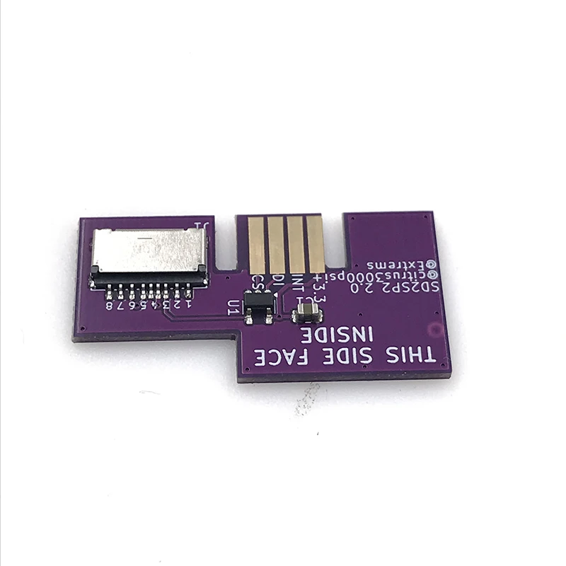 2.0 Versi لـ Sd2sp2 استبدال بطاقة محول قارئ بطاقات ل NGC SD2SP2 SDLoad GameCube المنفذ التسلسلي 2 السلس FMV استخدام وحدة المعالجة المركزية منخفضة