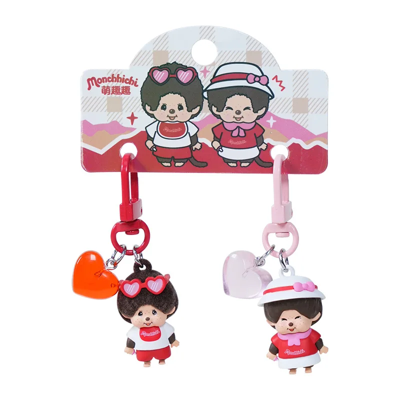 Cartoon Monqiqi Keychain Pendant Doll Desktop Backpack Pendant Doll Ornament Creative Gifts