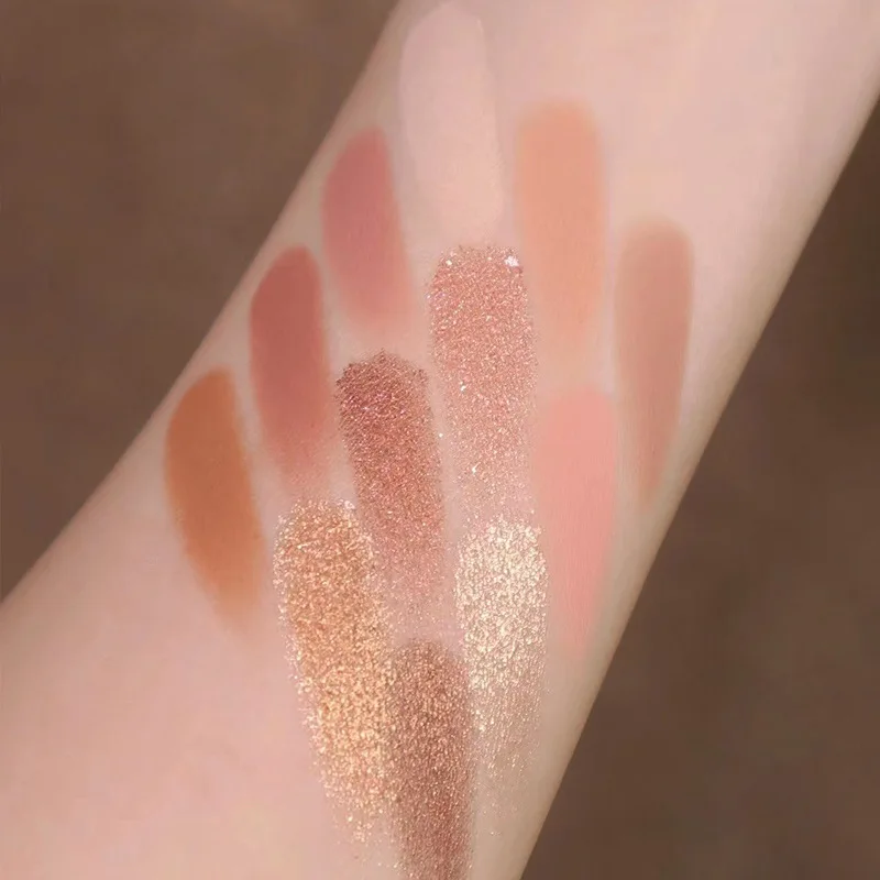 LEKGAVD-paleta de sombras de ojos con purpurina de 16 colores, paleta de sombras de ojos mate de larga duración, ilumina los ojos, cosméticos, belleza para mujer