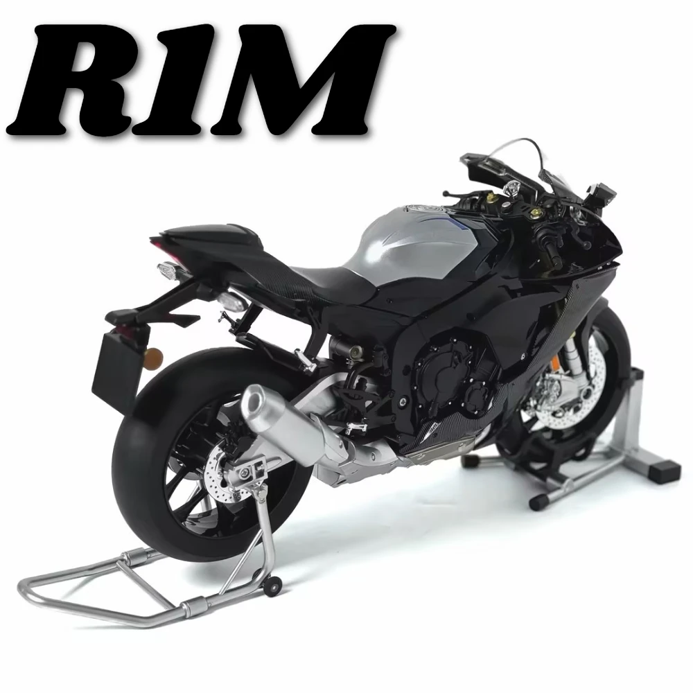 

1:6 R1M Motorcycle Model Toy Alloy Body Ignitable Sprayable Motorbike Linkage Steering Sound Light Models Toys Christmas Present