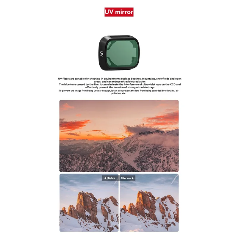 New!For DJI Mini 3 Pro Filter Set UV CPL NDPL Filter Replacement Kit Camera Protection Lens Filter For DJI Mini 3 Pro