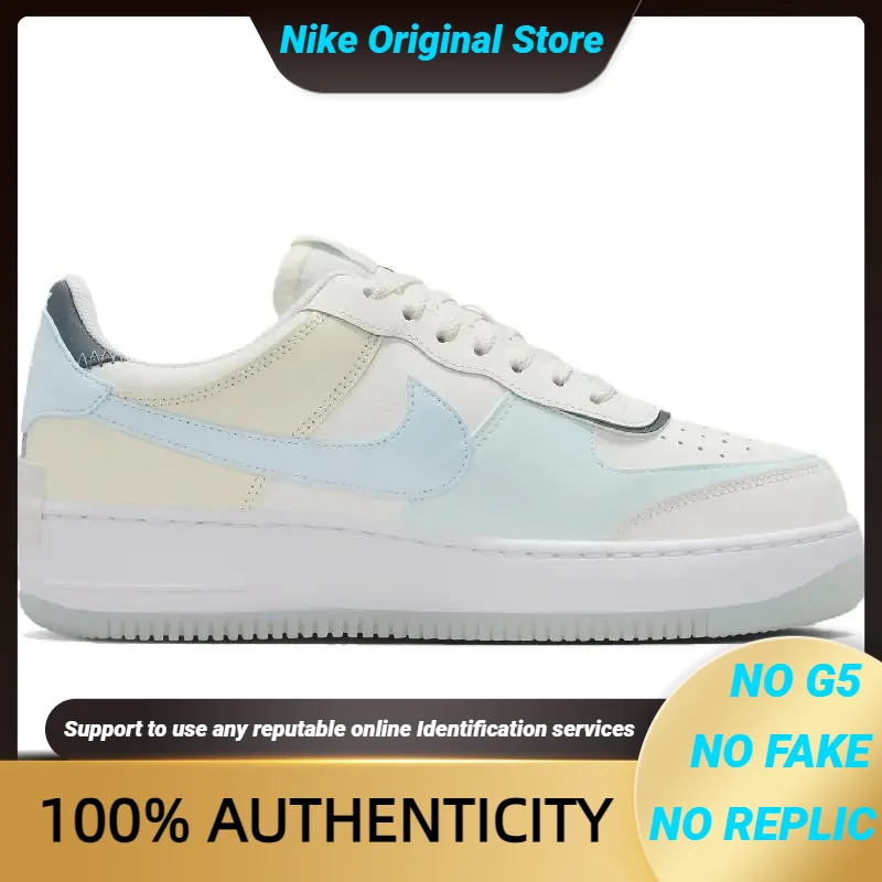 

Обувь для скейтбординга Nike Air Force 1, женские низкие кроссовки Meter/синие DZ1847-107