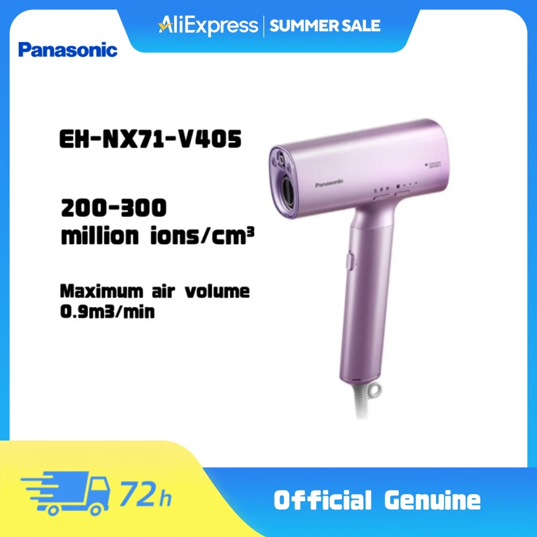 

Panasonic 1200W Nanoe Water Ionizer Hair Dryer With High-Speed Motor Fast-Drying Home Use New Model For Hair Care 4 Gears