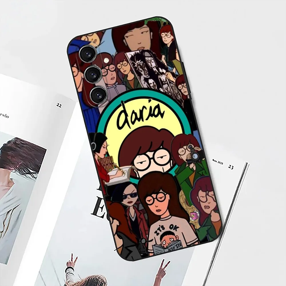 Cartoon D-Daria   Phone Case For Samsung Galaxy A13,21s,22,31,32,52,53,71,80,91 Black Soft Cover