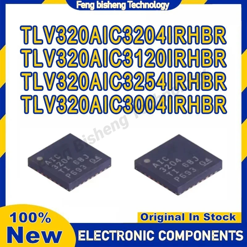 정품 IC MCU 칩, TLV320AIC3004IRHBR, TLV320AIC3120IRHBR, TLV320AIC3204IRHBR, TLV320AIC3254IRHBR, QFN = 32 STM, 신제품 재고