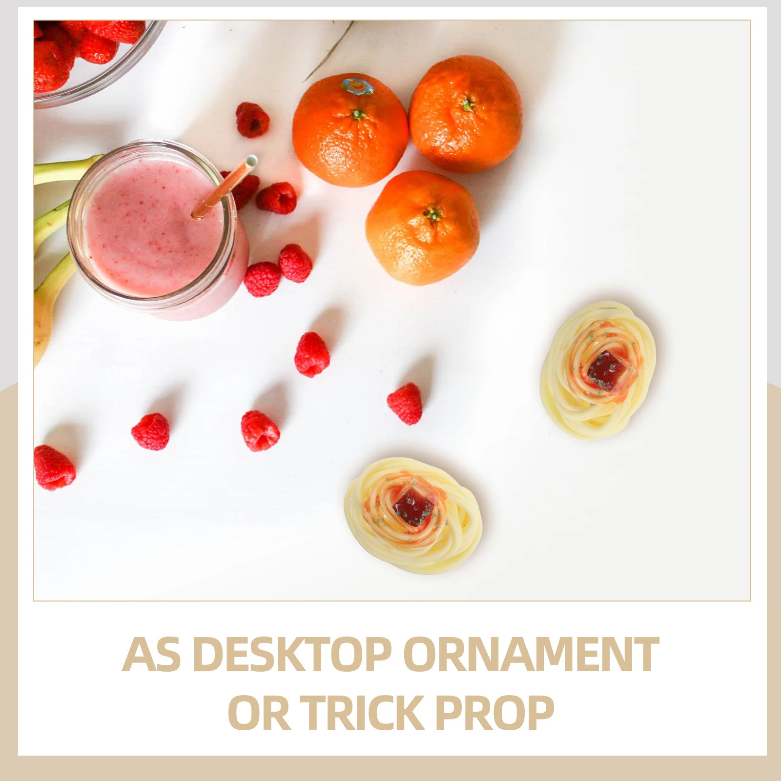 2pcs Realistic Spaghetti Artificial Noodle For Display Simulation Food Props Kids Kitchen Pretend Play Scene Layout Decor