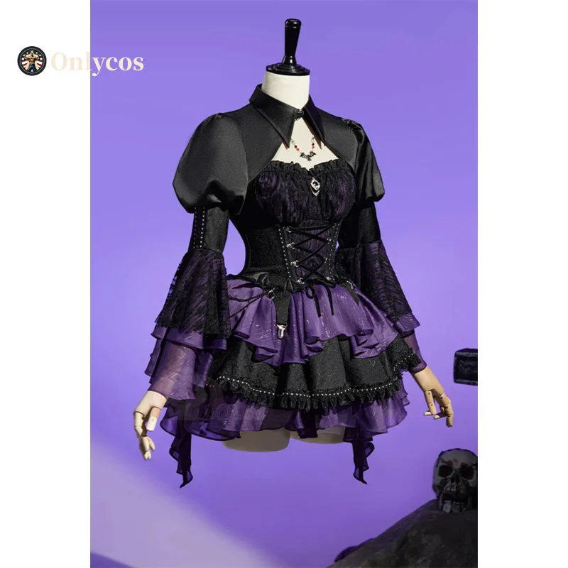 Elizabeth Cosplay Monster Cos High Costume Gothic Dress Anime Character Halloween Carnival Party Prop Onlycos