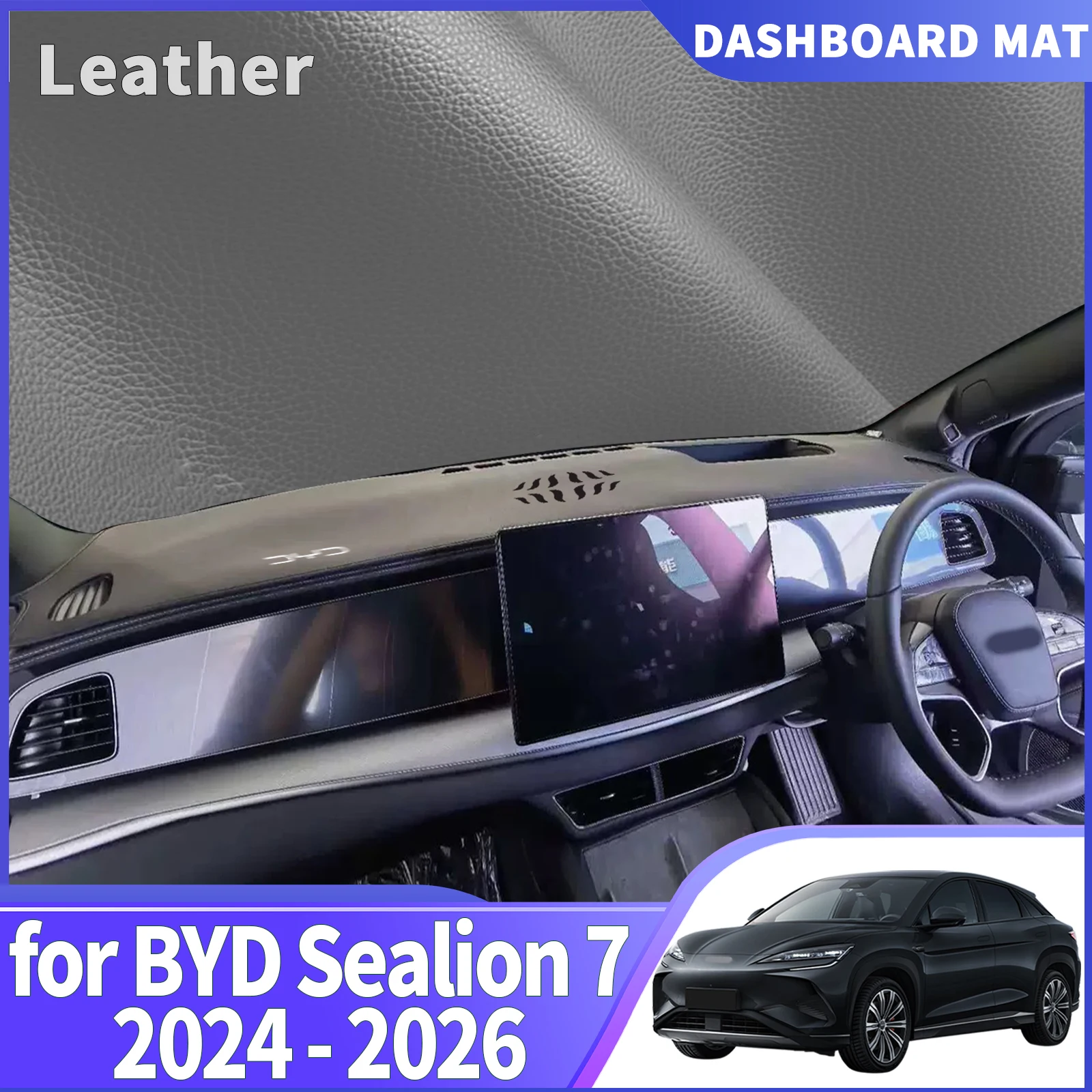 

fit for BYD Sealion 7 2024 2025 2026 EV Car Dashmat DashMat Sunshade Dashboard Cover Pad Protective Carpet Accessories