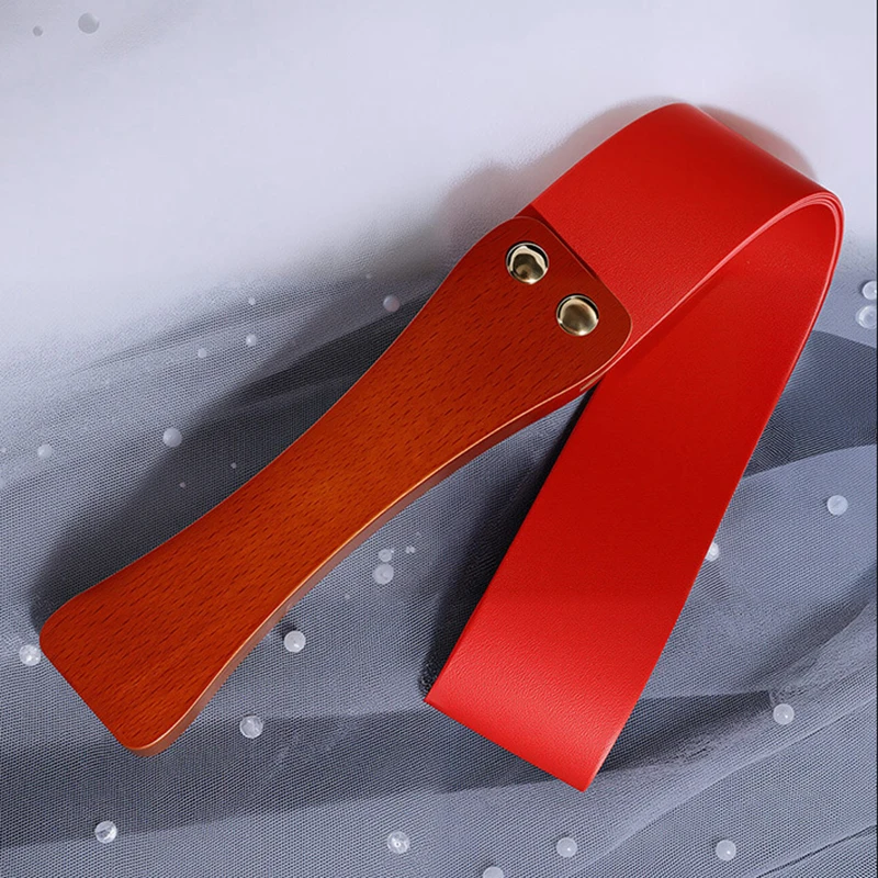 48 سنتيمتر مقبض خشبي بولي Leather الجلود الحصان سوط فلوجر ركوب الجلود برشاقة مجداف الفروسية التدريب الحصان