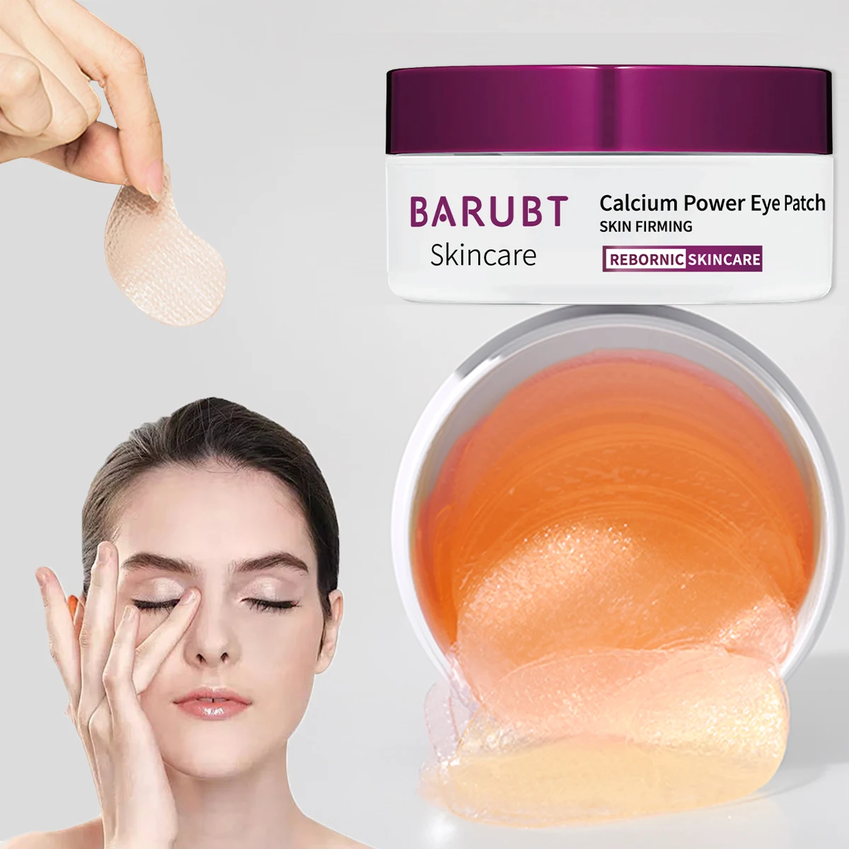 Calcium Gel Rich and Soft Eye Patch Gently Cares for Wrinkle Resistance and Reduces Fine Lines Around the Eyes
