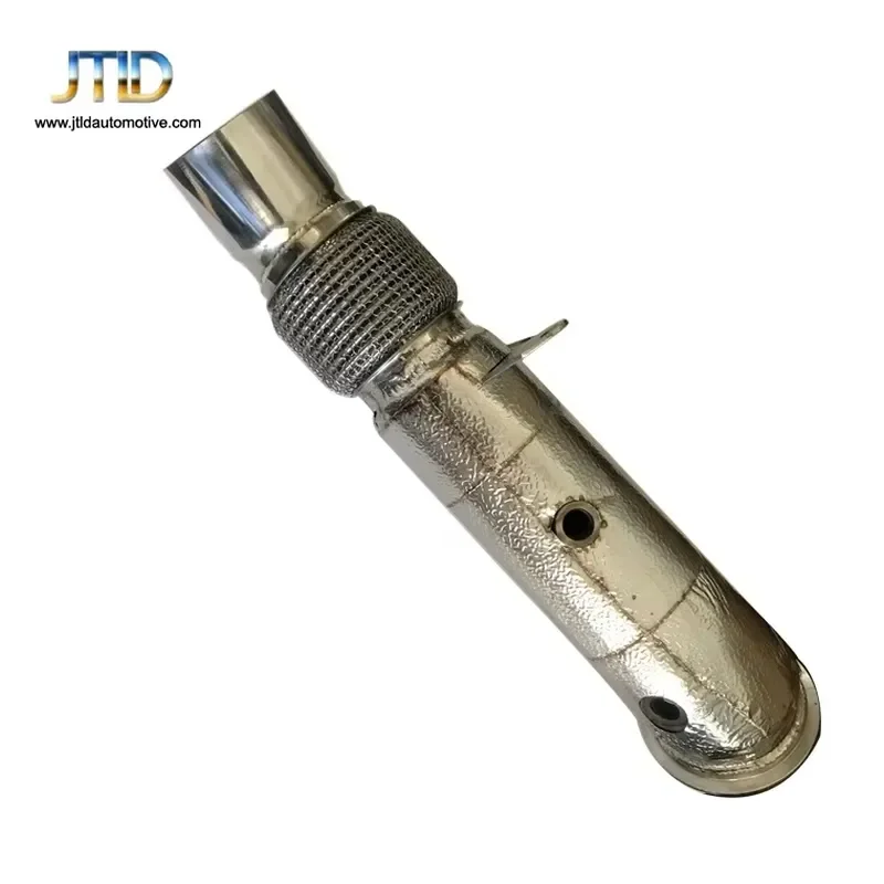 Eexhasut Downpipes with Heat Shield for BMW N55 F10/F11/F15/F07 535i F12/F13 640i E70/E71 X5 X6