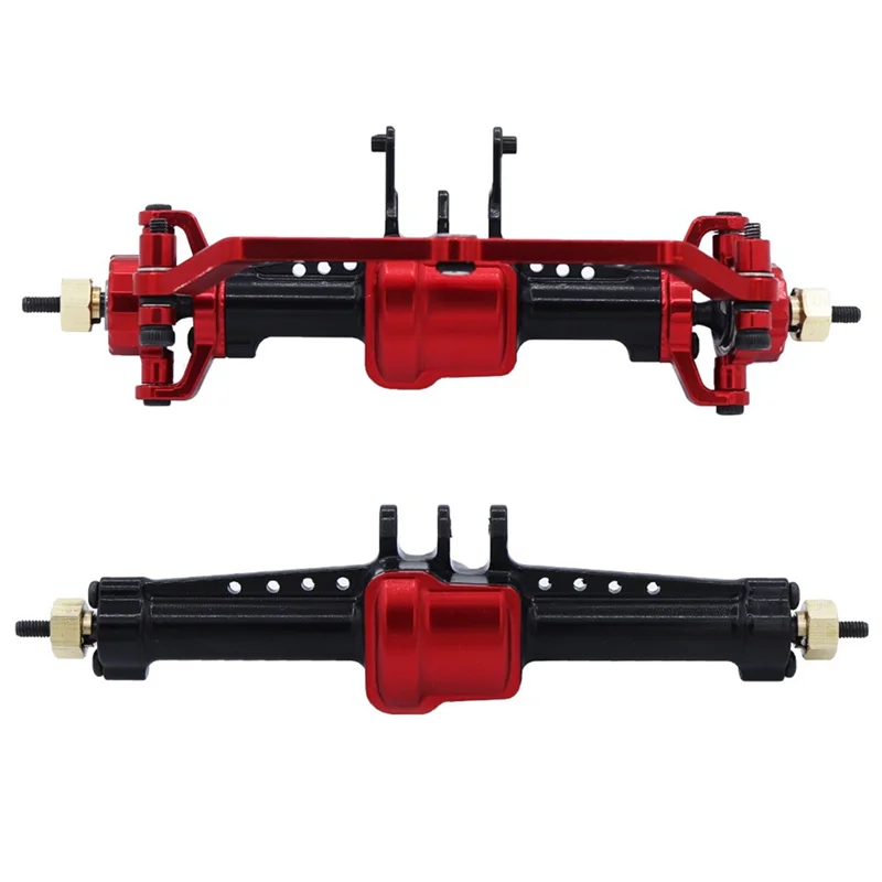 

B78B-2Pcs Metal Front And Rear Axle With Steel Gear For Traxxas TRX4M Bronco Defender 1/18 RC Crawler Car Upgrade Parts