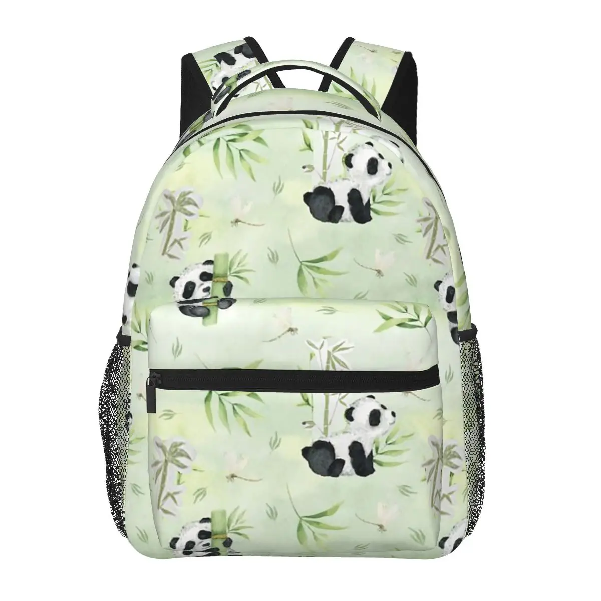 

Cartoon Panda And Bamboo Pattern Student Backpack School Bag Hiking Travel Daypack for Men Women Fashion Bookbag Shoulder Bags