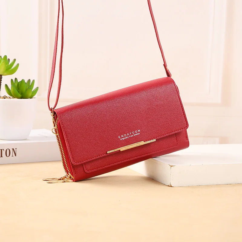 2024 New Women's Wallet Korean Version Large Capacity Multifunctional Shoulder Bag Medium Long Clutch Coin Purse