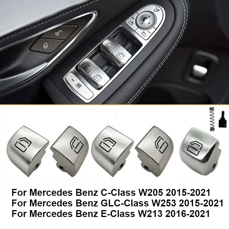 مفتاح نافذة الطاقة لمرسيدس بنز W205 W253 W213 W222 C E Class GLC 4 باب الصالون 2059056800 2059056811 2229052203