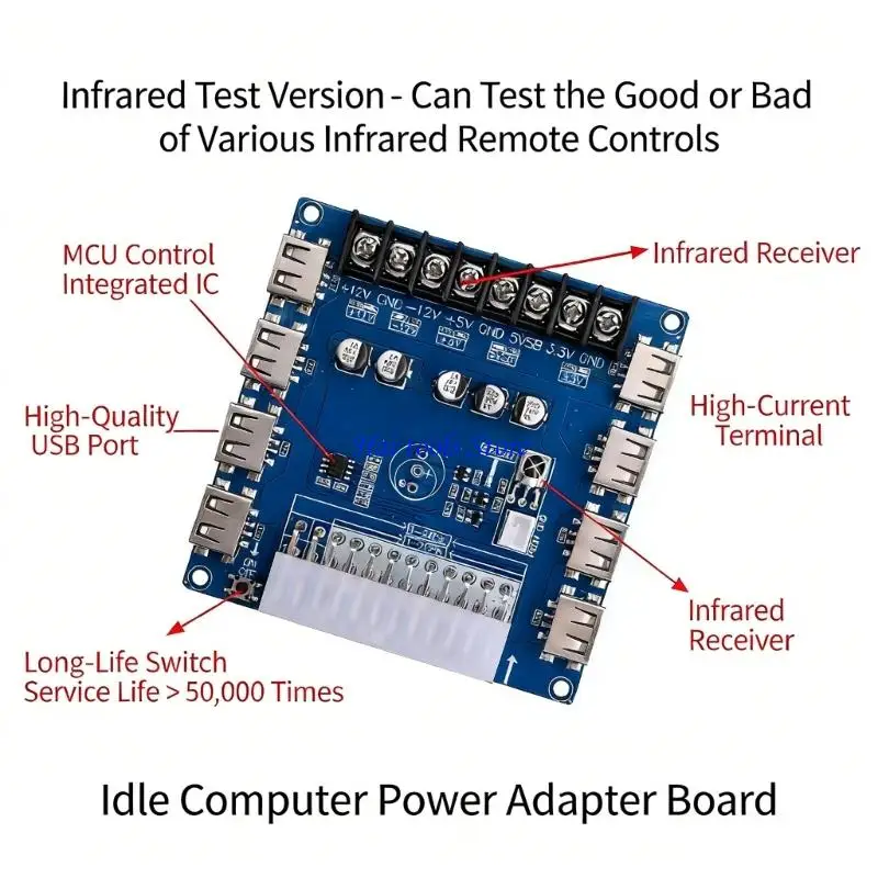 X37E Computer Power Modification Unit Containing Removable End & 20A High Capacity