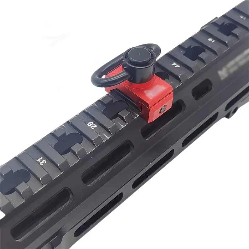 قاعدة تثبيت معدنية التكتيكية CNC AR15 RSA QD حبال حزام مرفق محول 20 مللي متر Picatinny السكك الحديدية قاعدة تثبيت ملحقات المسدس الصيد #5