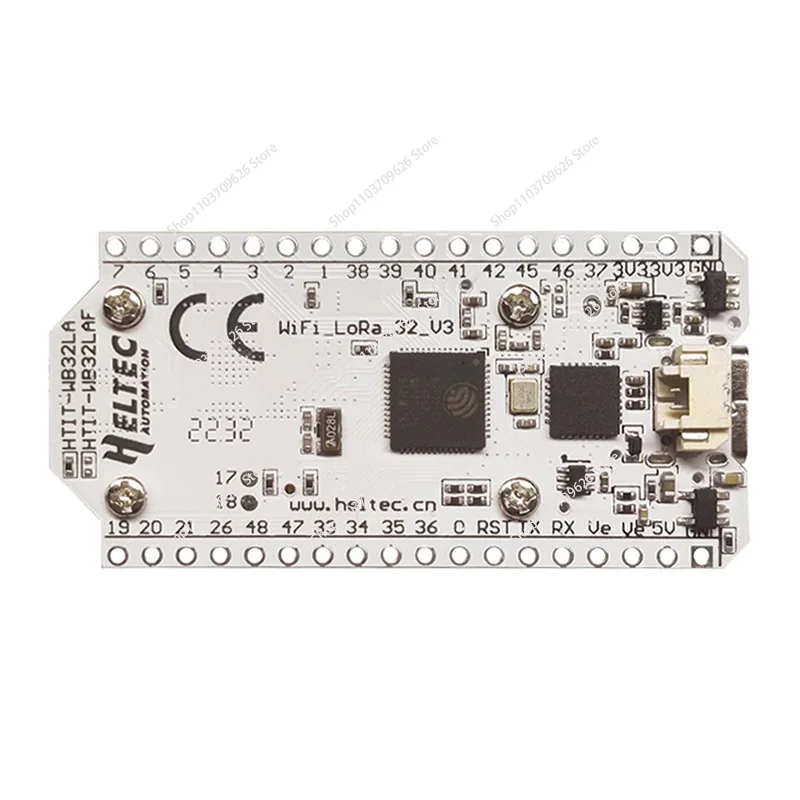 1 set heltec lora32 v3 knoten entwicklung board lora 32 sx1262 ESP32-S3 wifi ble mit 5dbi sma männliche antenne ipex für meshtastic