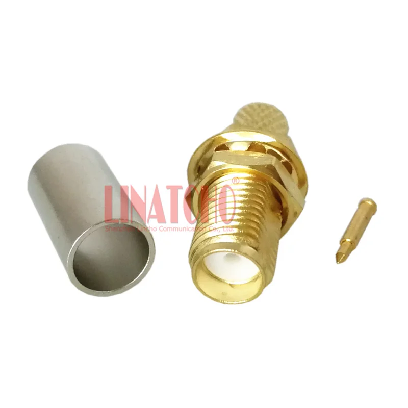 50ohm RF RG142 RG141 LMR195 RG58U RP SMA Female Connector for WIFI Antenna Extension Cable