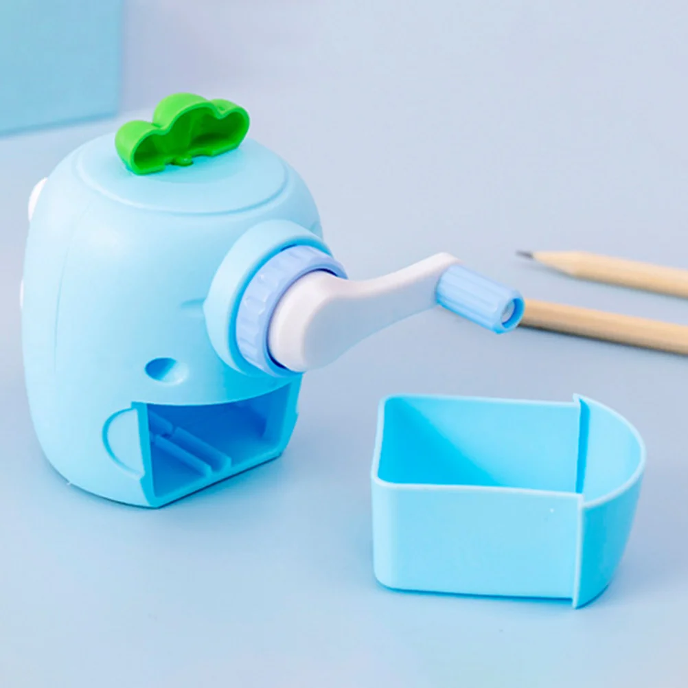 

Carrot Shaped Manual Pencil Sharpener Portable Lightweight Student Stationery Bright Color Design for School Office Supply