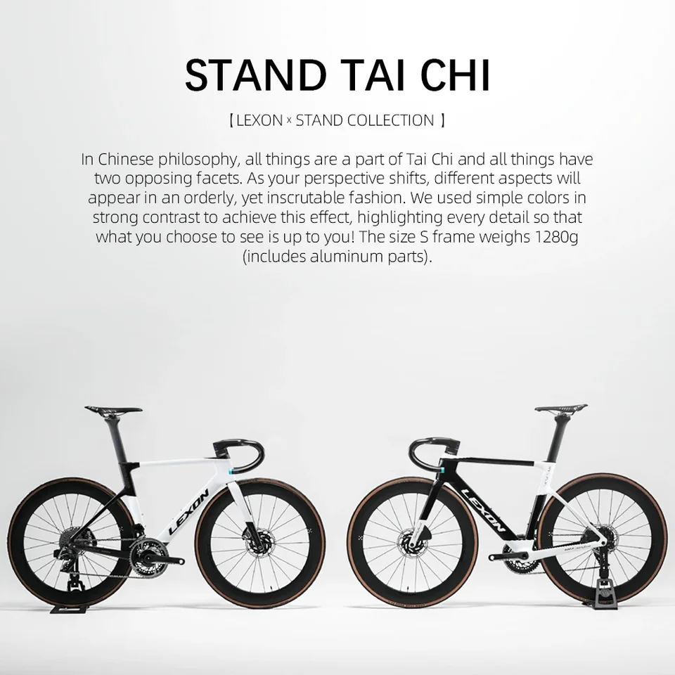 Lexon Stand フレームセット カーボンファイバーロードバイクフレーム,ディスクブレーキ,フル