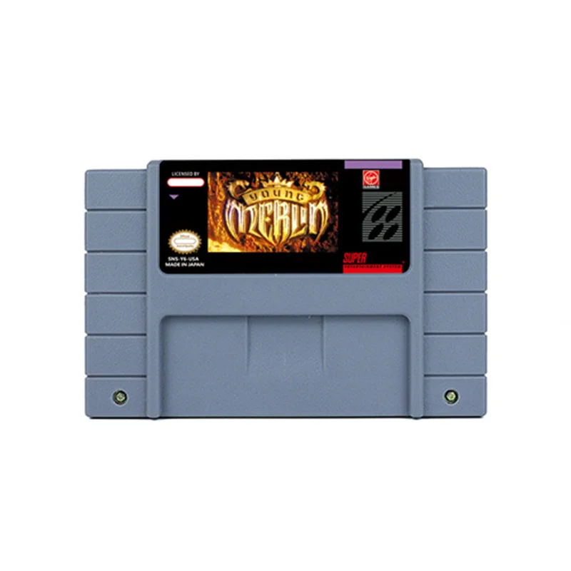 Young Merlin  Action  Game for SNES   16 Bit Retro Cart Children Gift