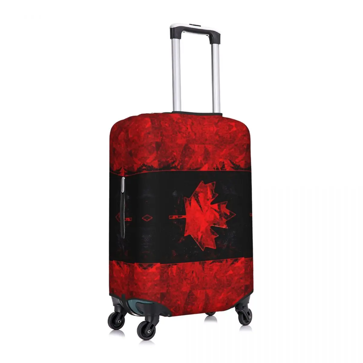 Custom Canada Vlag Bagagehoes Elastische Canadese Patriottische Reiskoffer Beschermhoezen Past 18-32 Inch