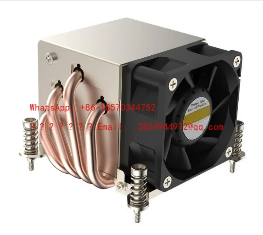 L    2U1155 Radiator 1156 Four Heat Pipes 1150 4PIN Temperature Control 1151 CPU Fan High Speed 2011
