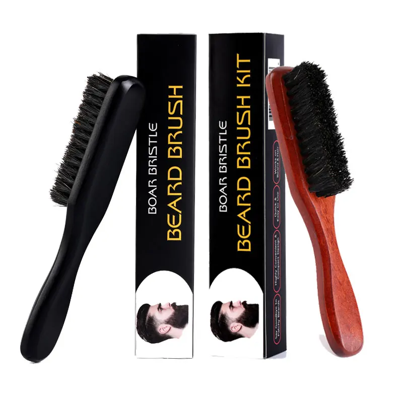 Wild Boar Bristles Material Beech Beard Brush Shaving Perfessional Tools Reduce Frizz Shaving Brush Barbershop Accessories