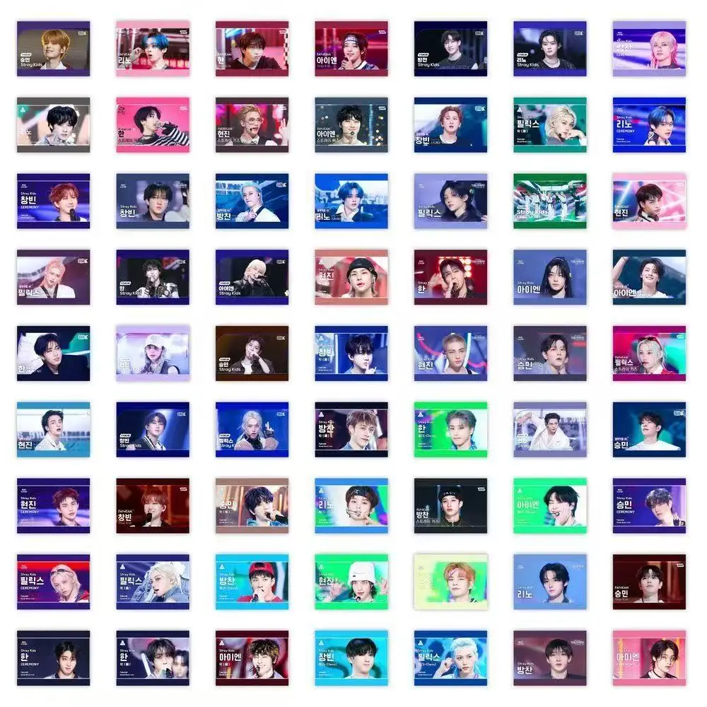 Heißer Verkauf! 63 SKZOO Stray Kids Avatar Straight-Shot Cover Sticker – Handsome Boy Group Merchandise – Große Lagerbestände