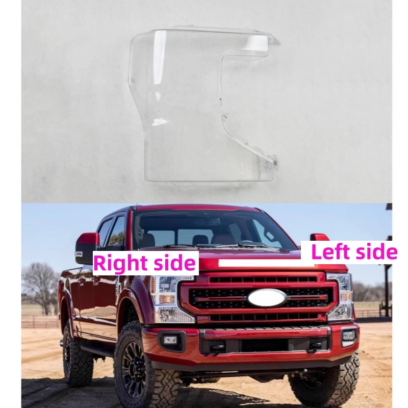 

For Ford F250 2019 2020 2021 2022 Car Headlight Shell Headlamp Cover Replacement Headlamp Lens Headlight Glass