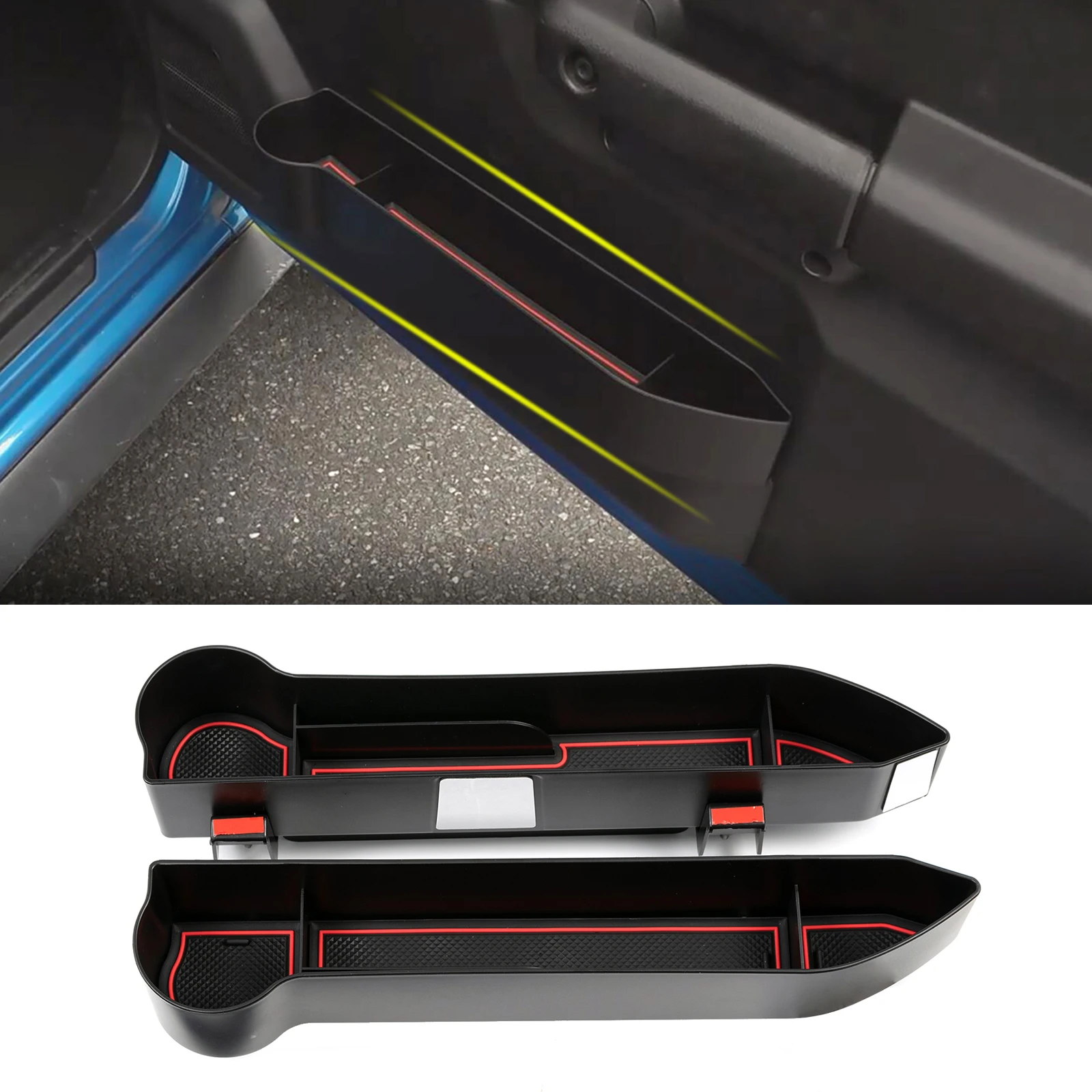 Car Accessories Door Storage Box Cup Drink Holder Organizer Glove Box Case For Suzuki Jimny JB64W JB74W 2019 2020 2021 2022 2023