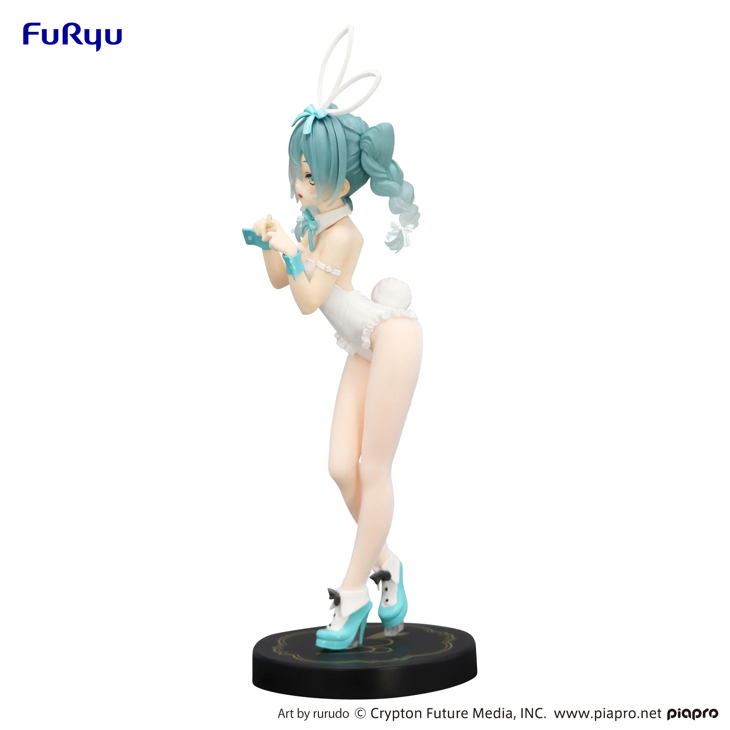 Furyu Hatsune Miku BiCute Bunnies piapro Figure rurudo White Color ver Anime Action Figure Ornaments Desktop Decoration Girl