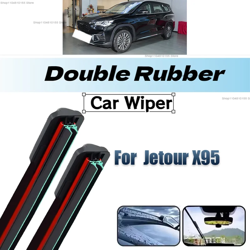 

3PCS Car Wiper for Jetour X95 2020-2022 Front Rear Windshield