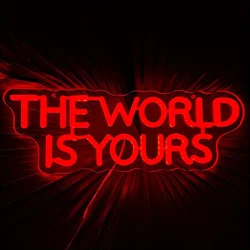 LED the for Wall World USB Is Man Yours Neon Sign Light Lamp Decor Power Cave Home Bar Bistro Club Novelty Lighting(new) Lights