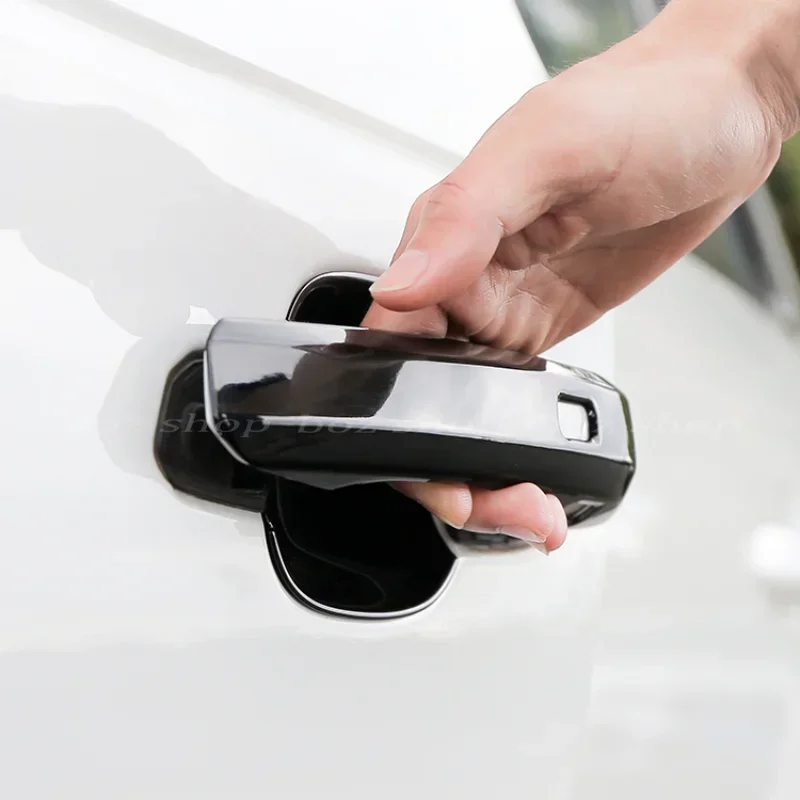 

Наклейка на внешнюю ручку дверной чаши A5, наклейка на дверную ручку для Audi A4L 2017-2024 Q5L, черные модификационные аксессуары, защита от царапин