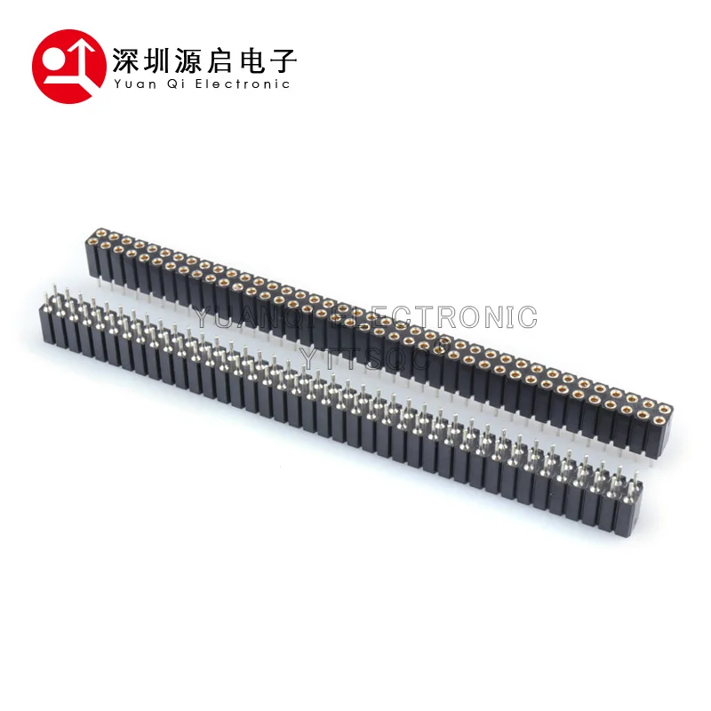 2.54mm PH7 Extra Plastic Height 2/3/4/5/6/7/8/9/-40P Round Dual Single Row PCB IC Crystal Transistor Socket Hole Female Header