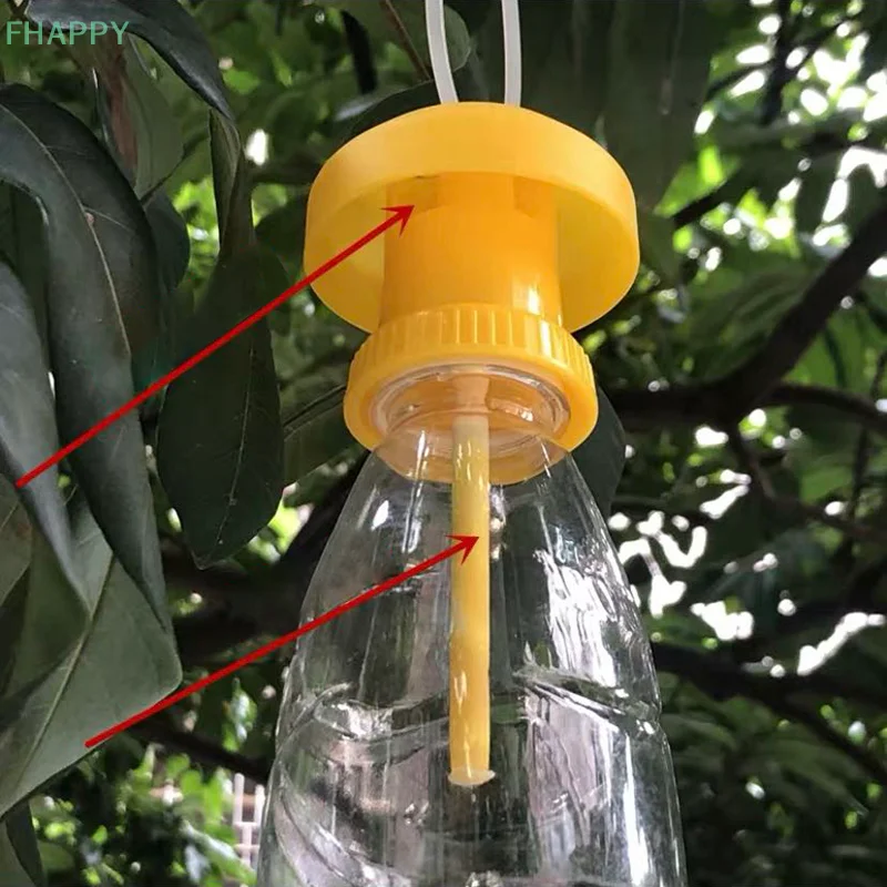 Trappola per mosche di frutta Killer trappola per drosofila di plastica Fly Catcher controllo degli insetti dei parassiti