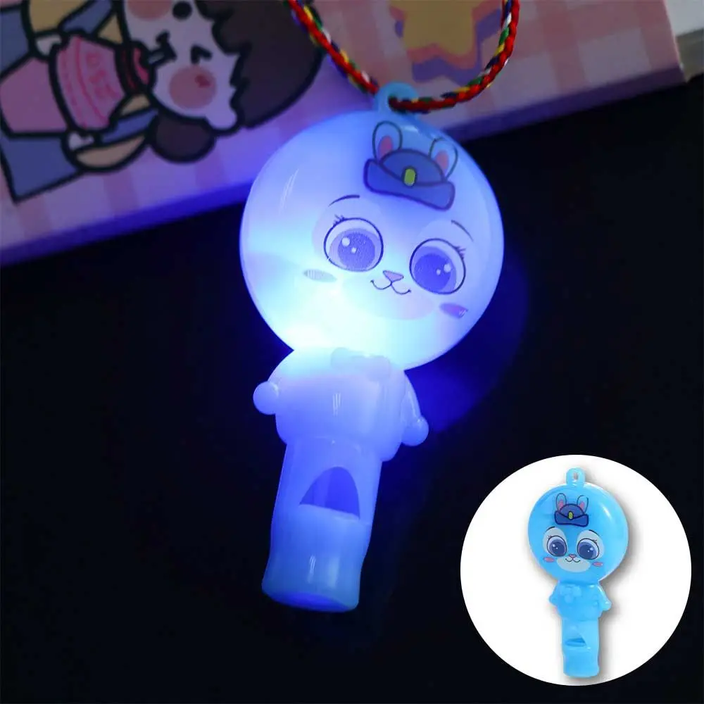 Festive Decoration Flashing Whistle Expression Whistle Toys Flashing Led Whistle Led Light Up Whistle Luminous Whistles Toys