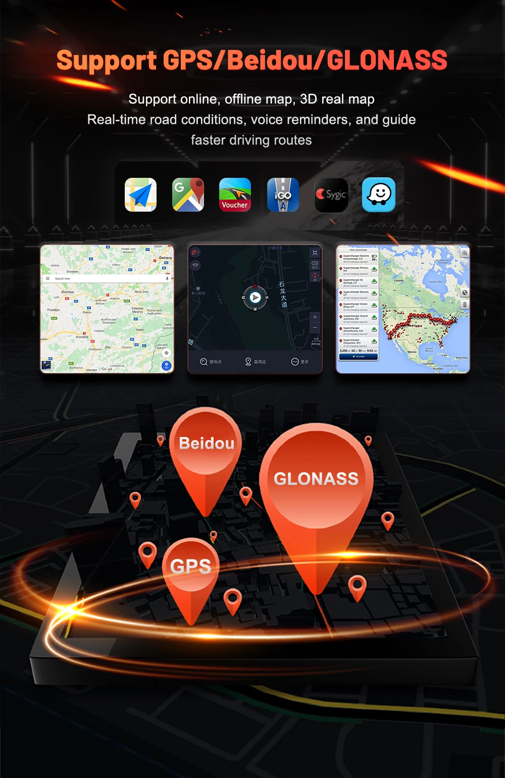 14,4 Zoll Android 13 128GB Für Ford F150 Raptor 2009-2014 Tesla-Stil Auto GPS-Navigation Multimedia-Player Radio-Kassetten-Headunit – Detail 26