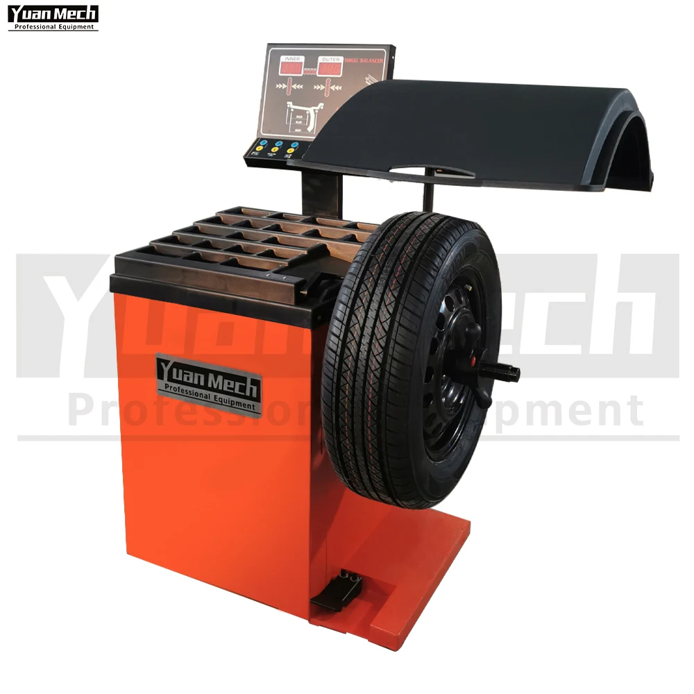 

Vehicle Tools Tyre Repair Equipment Heavy Duty Wheel Balancing Machine for Sale