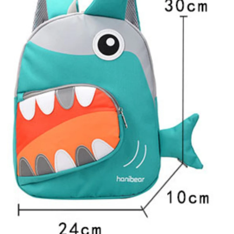 Custom Your Name Children's Shark Backpack Boys and Girls' Backpack