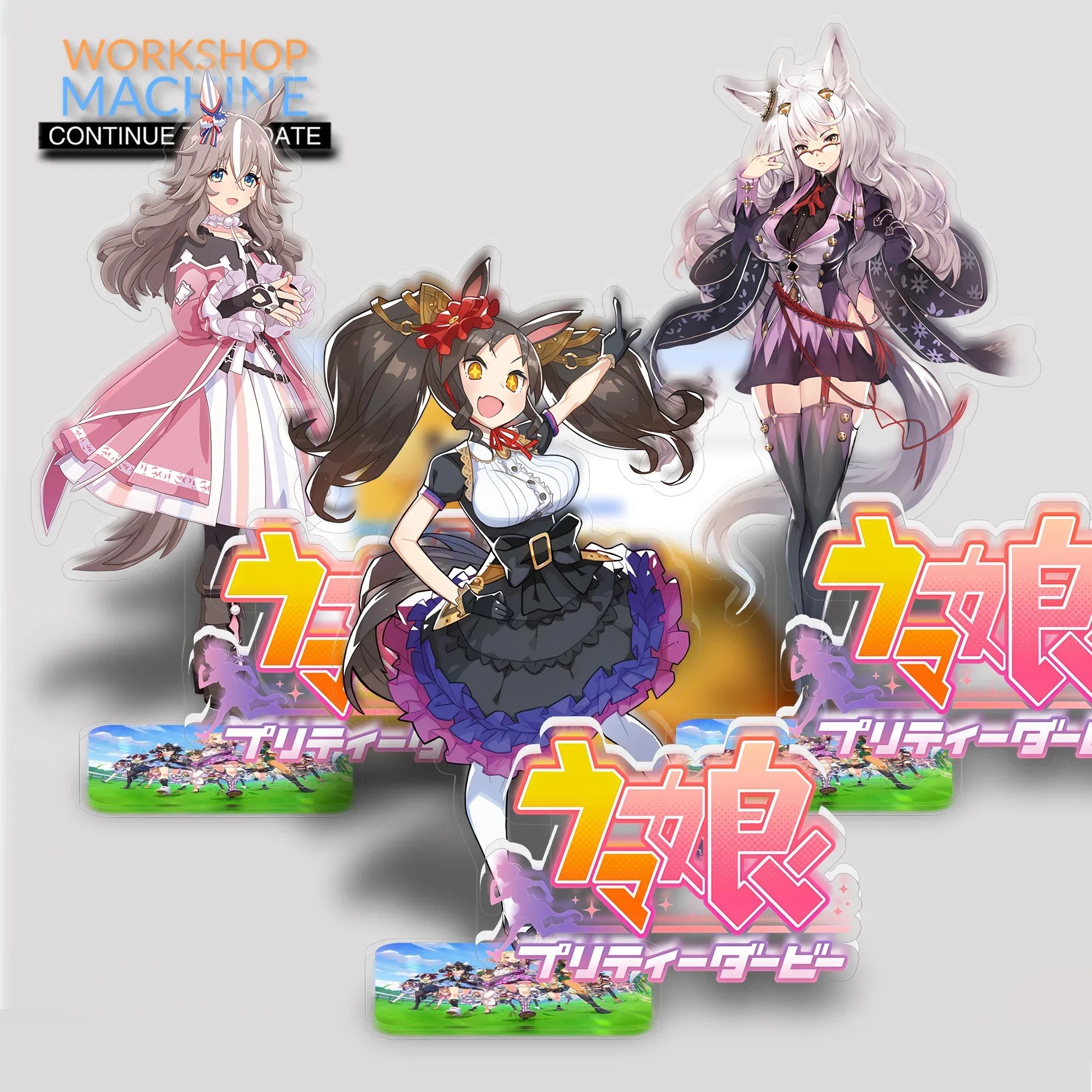 Anime Manga Desk Characters Cosplay Acrylic Stand Model Trend Exquisite Decorations Transparent Toy Uma Musume Pretty Derby 1p