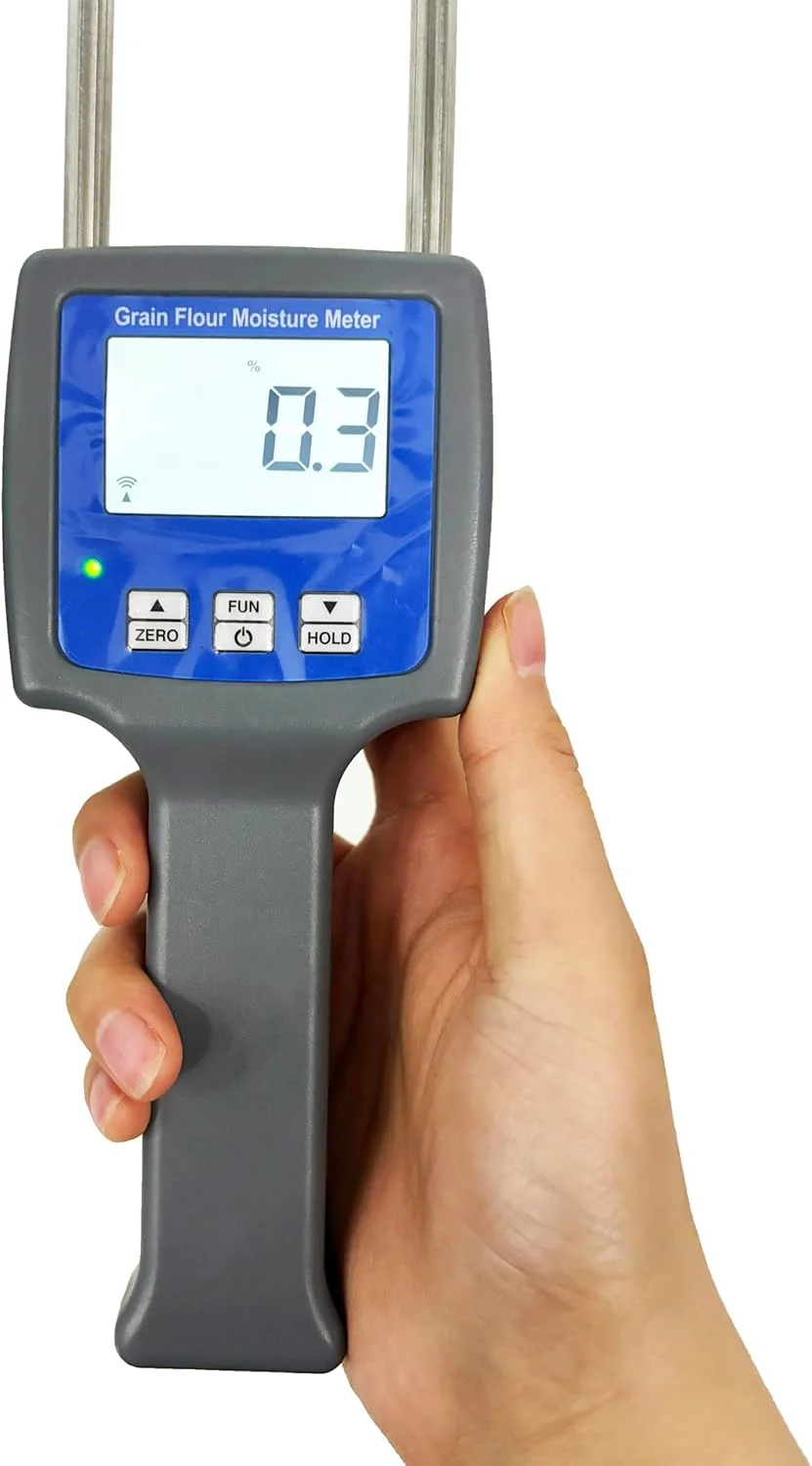 Wheat Flour Moisture Tester with Resolusion 0.1 Accuracy ±0.5%n Range 6 to 30% Accuracy ± 0.5%n Display 4 digital LCD