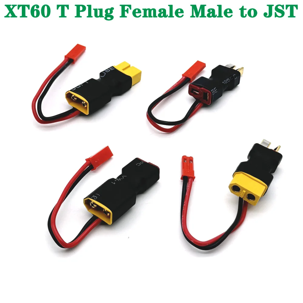 

XT60 XT T plug Female to Male JST Male / Female in-line Power Adapter Lipo Connector for RC Battery Lipo