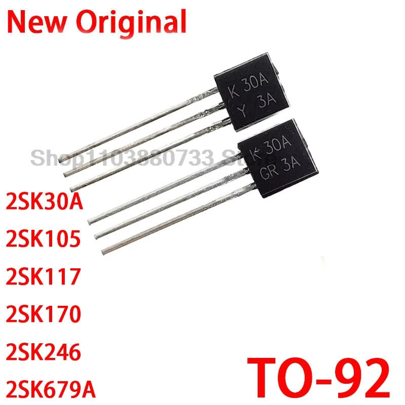 50piece 100% New 2SK30A 2SK105 2SK117 2SK170 2SK246 2SK679A TO-92