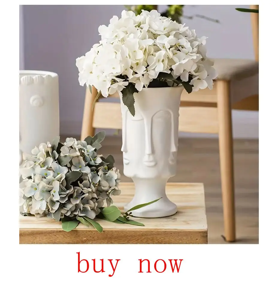 1/5PCS Künstliche Hortensien Seidenblumen Hause Vasen Tisch Zubehör Hochzeit Wand Diy Geschenk Box Brautstrauß Party Dekorationen – Detail 1